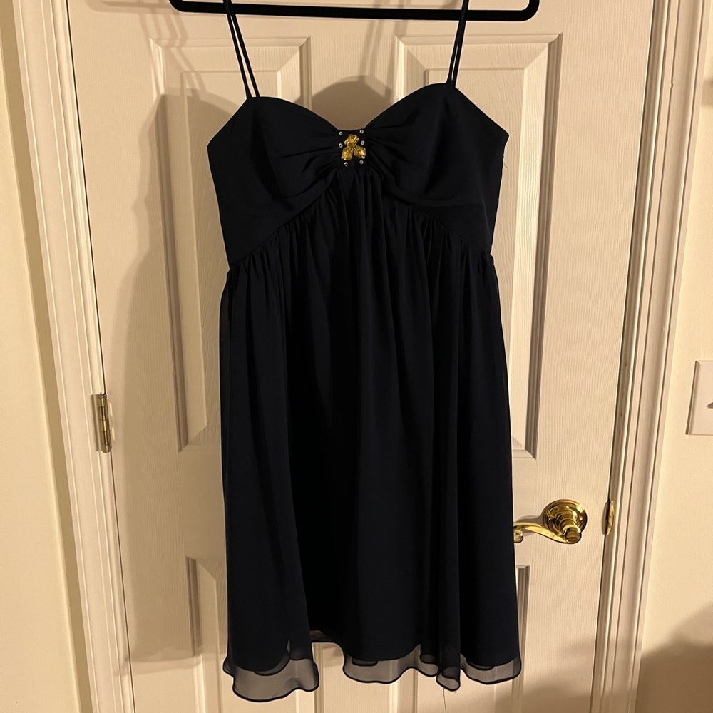 ALFRED ANGELO NAVY BLUE DRESS